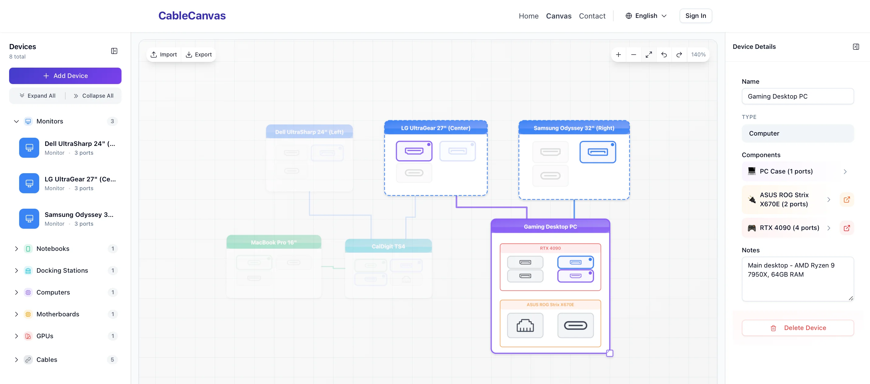 Smart connection highlighting